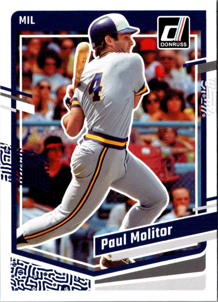 2023 Donruss Holo Blue Paul Molitor