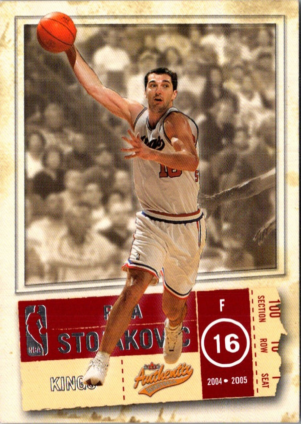 2004 Fleer Authentix Peja Stojakovic #77