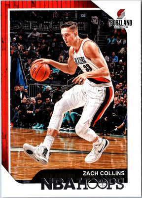 2018 Hoops Red Backs Zach Collins #238