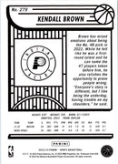 2022 Hoops Blue Kendall Brown