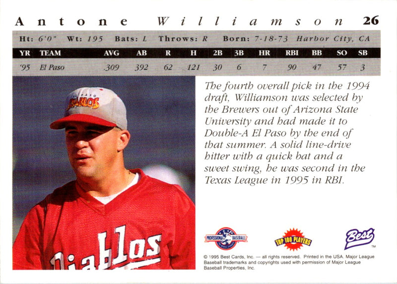 1995 Best Antone Williamson