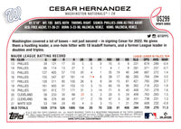 2022 Topps Update Cesar Hernandez #US299