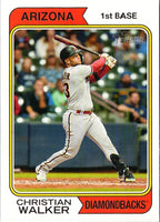 2023 Topps Heritage Red Border Christian Walker #165