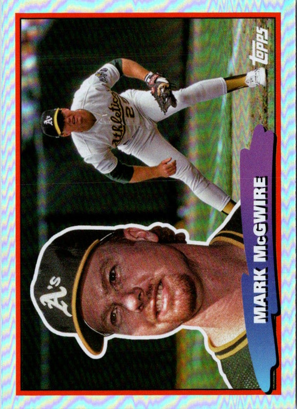 2022 Topps 1987 Baseball Autographs Red Mark McGwire #87BA-MMC