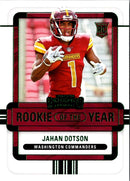2022 Panini Contenders Rookie of the Year Jahan Dotson