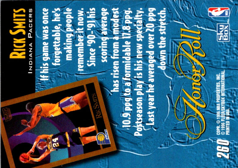 1995 SkyBox Premium Rik Smits