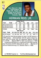 1990 Hoops J.R. Reid #57 Rookie