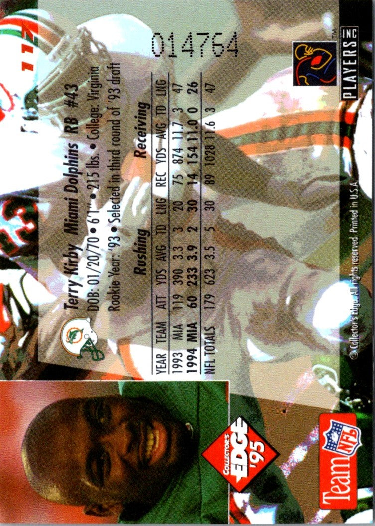 1993 Cardz Flintstones NFL Prototypes Miami Dolphins