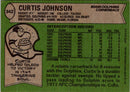 1978 Topps Curtis Johnson
