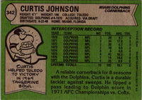 1978 Topps Curtis Johnson #342