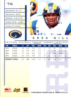 1998 Leaf Rookies & Stars Greg Hill #76