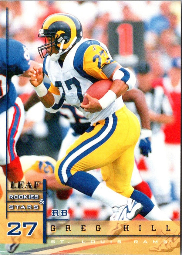 1998 Leaf Rookies & Stars Greg Hill #76