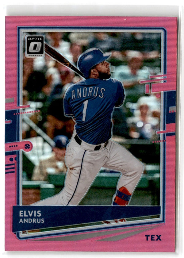 2020 Donruss Optic Pink Elvis Andrus #156