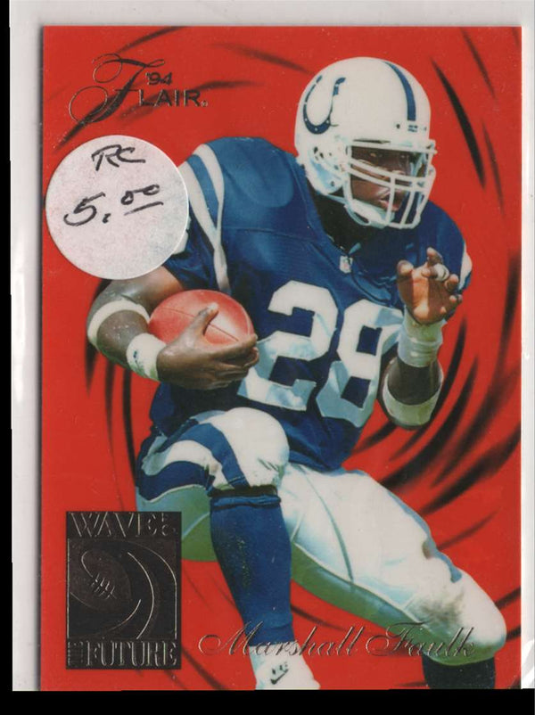 1994 Ultra Flair Wave of the Future Marshall Faulk #2