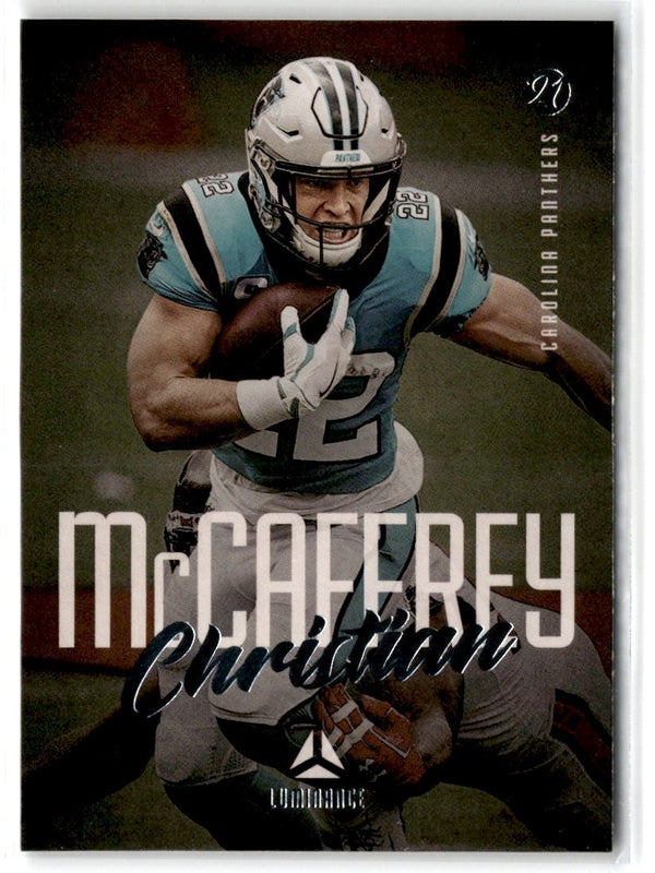 2021 Panini Chronicles Unparalleled Christian McCaffrey #20