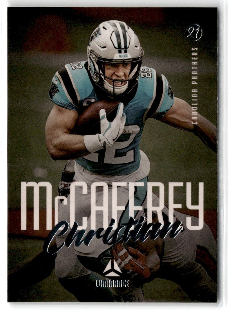 2021 Panini Chronicles Unparalleled Christian McCaffrey