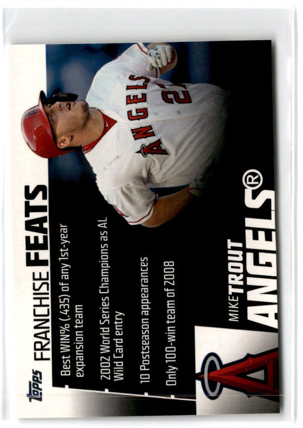 2019 Topps Franchise Feats Mike Trout #FF-3