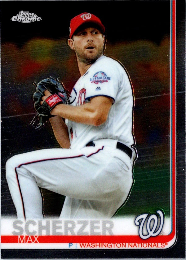 2019 Topps Chrome Max Scherzer #45