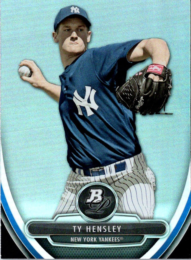 2013 Bowman Platinum Prospects Ty Hensley