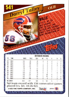 1993 Topps Darryl Talley #541