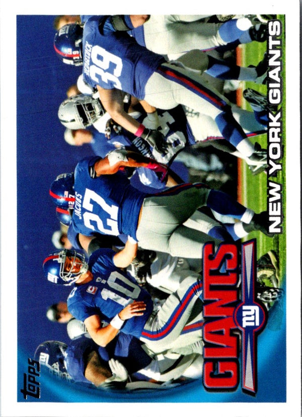 2010 Topps New York Giants #116