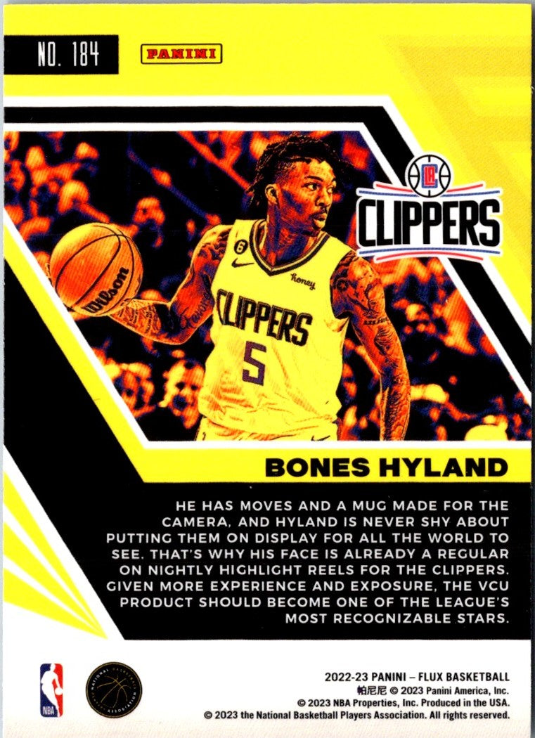 2022 Panini Flux Bones Hyland