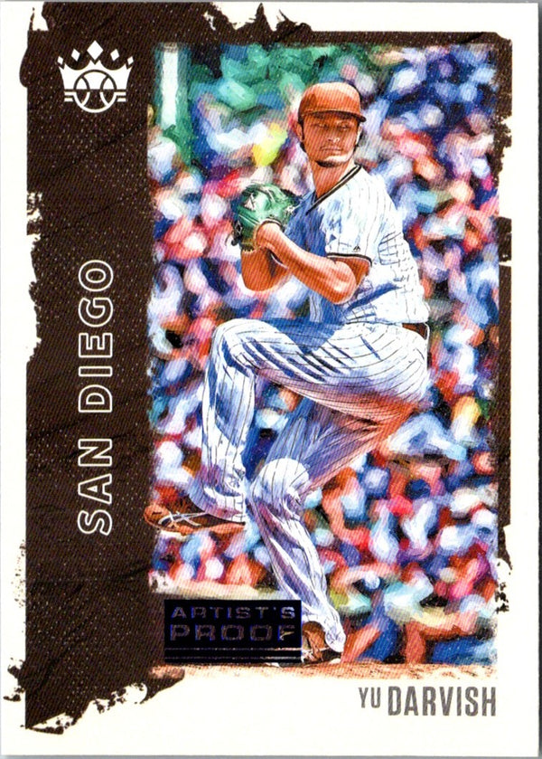2021 Panini Diamond Kings Artist Proof Blue Yu Darvish #72