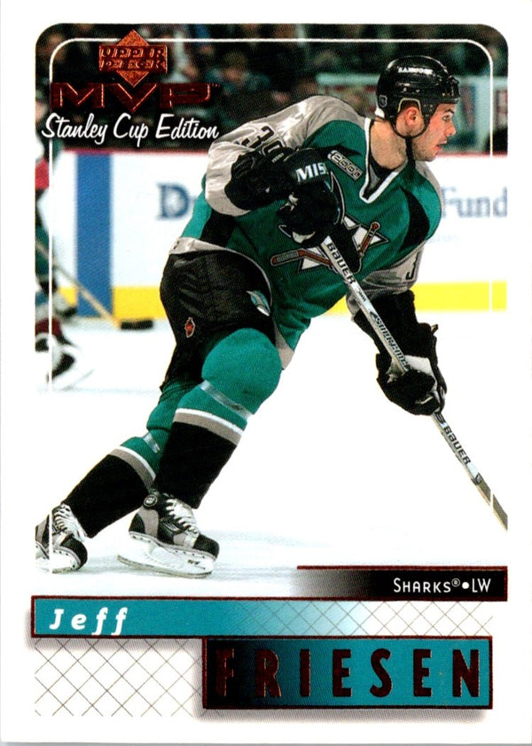 1999 Upper Deck MVP Stanley Cup Jeff Friesen #154