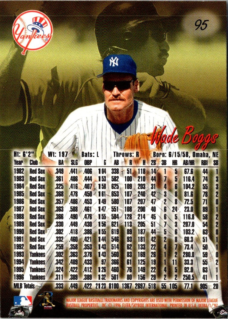 1997 Ultra Wade Boggs