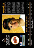 1993 Pinnacle Ben McDonald #72