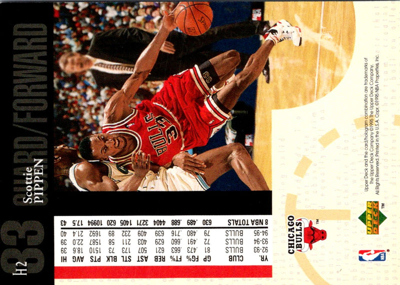 1996 Upper Deck Slam Dunk Series Scottie Pippen