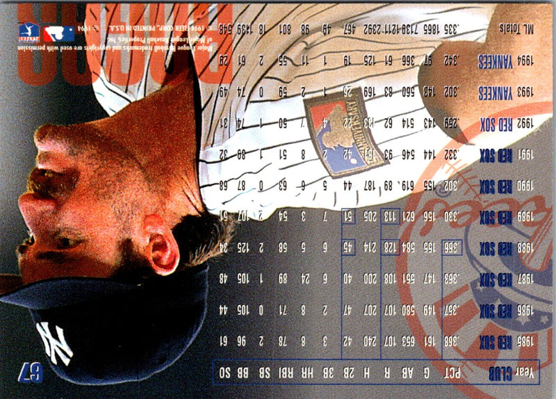 1995 Fleer Wade Boggs