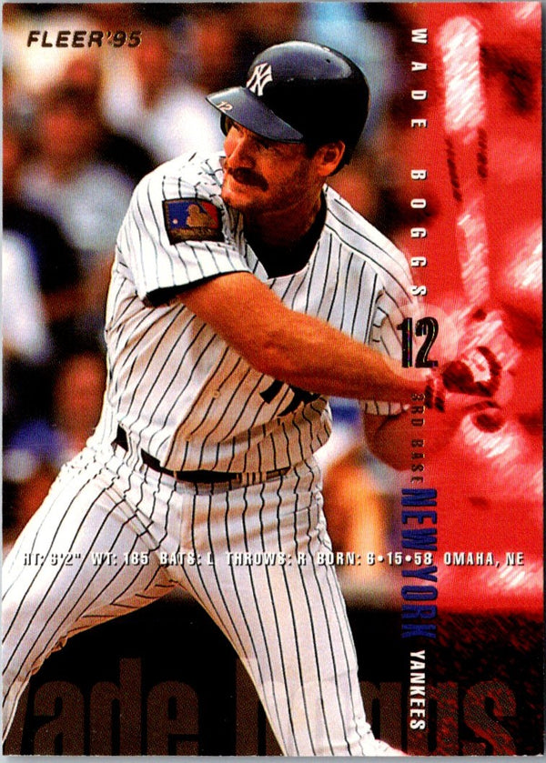 1995 Fleer Wade Boggs #67