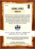 2019 Panini Diamond Kings Cionel Perez #97 Rookie