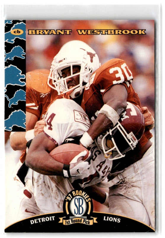 1997 Score Board NFL Rookies Bryant Westbrook #15