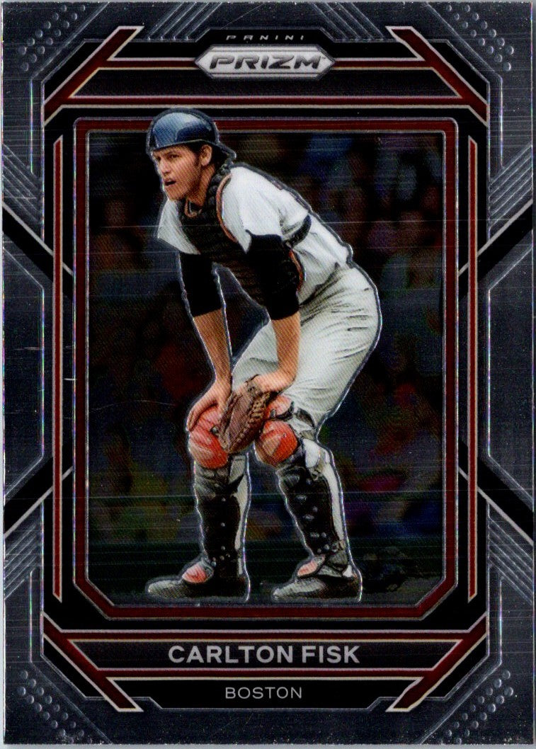 2023 Panini Prizm Blue Ice Carlton Fisk