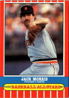 1987 Fleer Baseball All-Stars Jack Morris #28