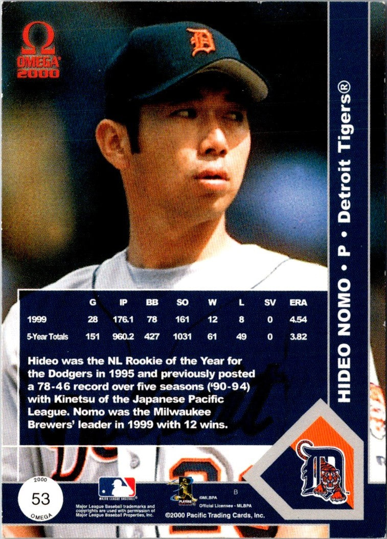 2000 Pacific Omega Hideo Nomo