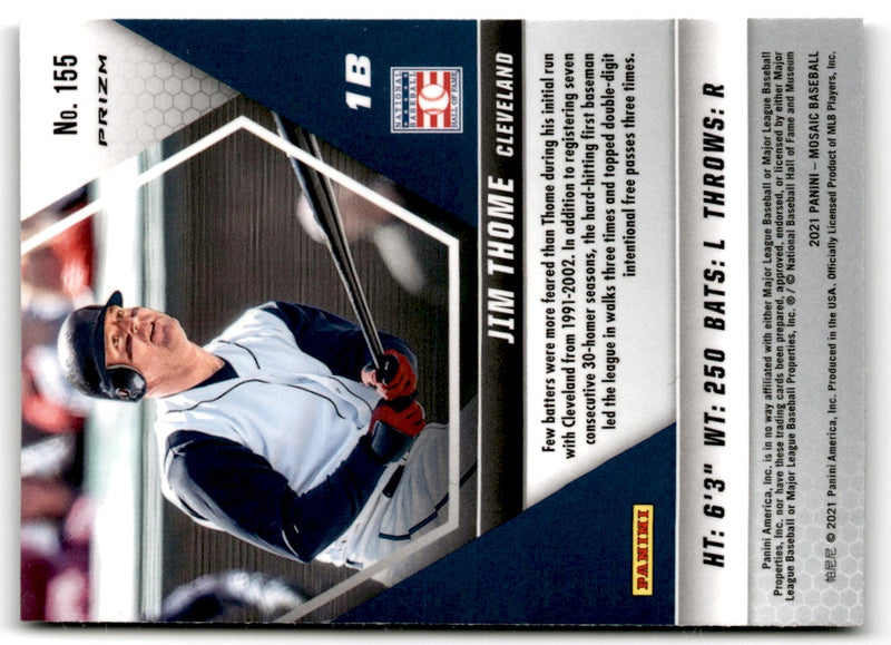 2021 Panini Mosaic Jim Thome