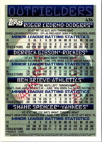 1996 Topps Roger Cedeno/Derrick Gibson/Ben Grieve/Shane Spencer #436 Rookie