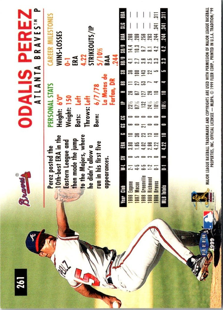 1999 Fleer Tradition Odalis Perez