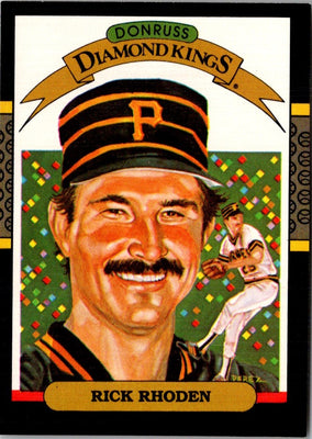 1987 Donruss Super Diamond Kings Rick Rhoden #10