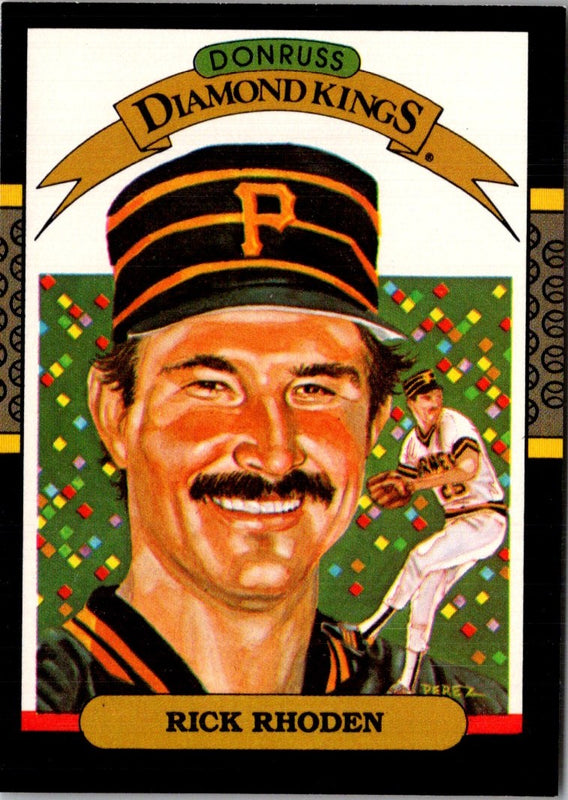 1987 Donruss Super Diamond Kings Rick Rhoden #10