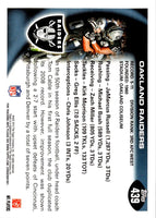 2010 Topps Oakland Raiders #439