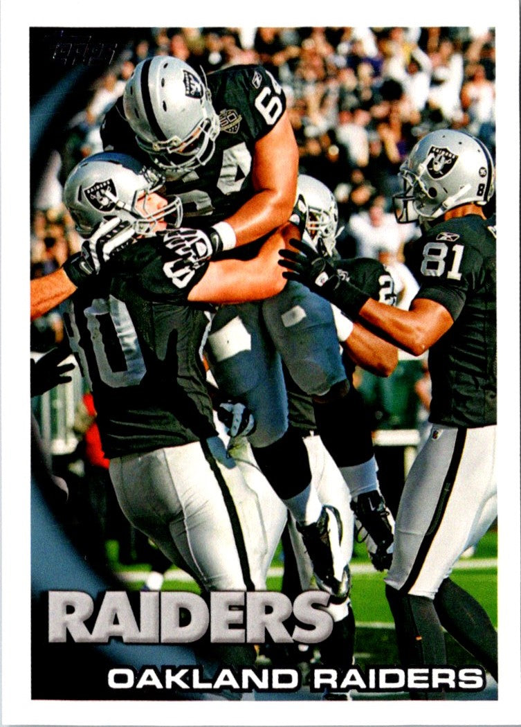 2010 Topps Oakland Raiders