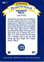 1992 Donruss Diamond Kings George Bell #DK-7