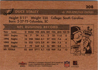 2001 Fleer Tradition Glossy Duce Staley #208