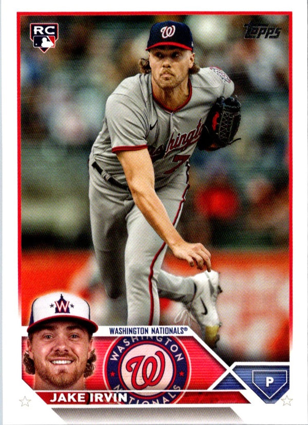 2023 Topps Update Jake Irvin #US224 Rookie