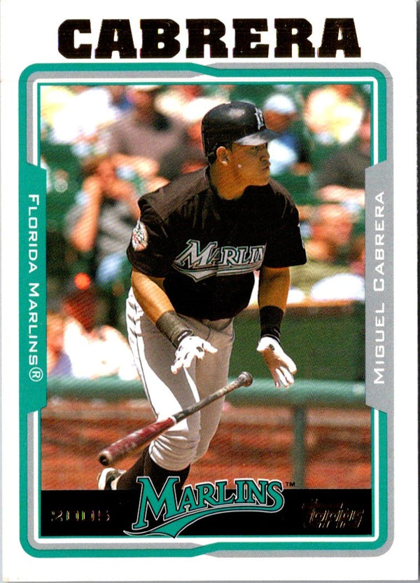 2005 Topps Miguel Cabrera #240