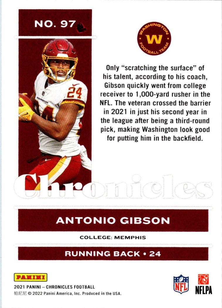 2022 Panini Antonio Gibson